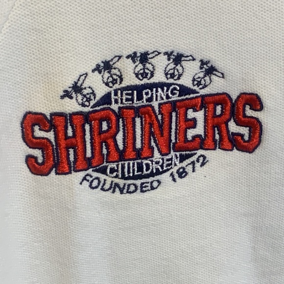 Vintage Shriners Mens Freedom Pique Polo 2005 Size XL Support Our Troops - Picture 7 of 8